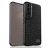 Dark Leopard Custom Curly Initials Galaxy Case - Vertical
